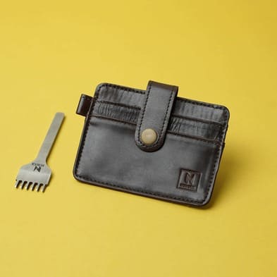 leather smart wallet nubuckhub