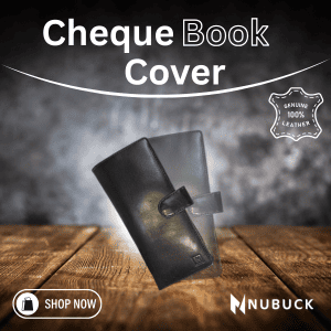 Cheque Book Cover nubuckhub