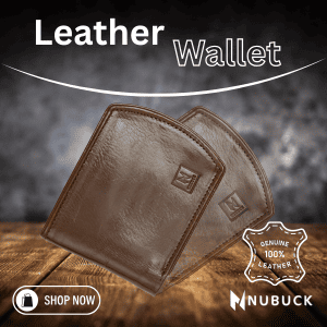 Leather wallet nubuckhub
