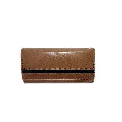 Premium Ladies Leather Wallets - Color Tan