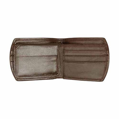 NUBUCK HUB Leather Men’s Smart Wallet | Sleek Bi-fold with Card Slots
