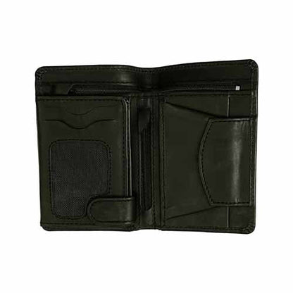 NUBUCK HUB Leather's Smart Men’s Wallet | Brown & Black